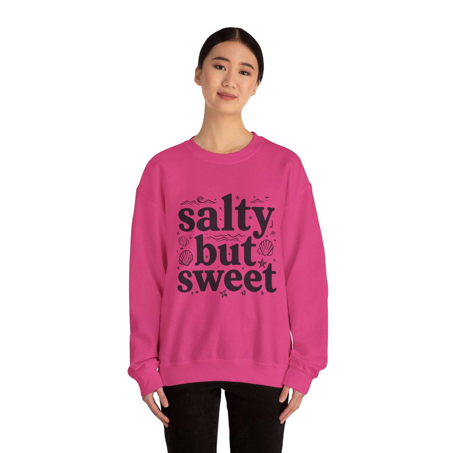 Salty But Sweet Sweatshirt Gift For Beach Bums