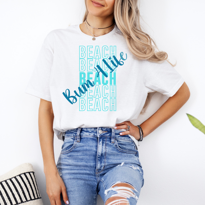 Beach Shirts Beach Bum 4 Life TShirt BB4L Tee Short-Sleeve Unisex T-Shirt