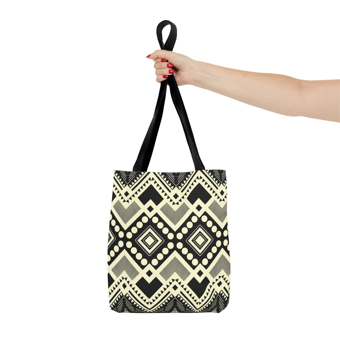 Ethnic Black White Tote Bag Everyday