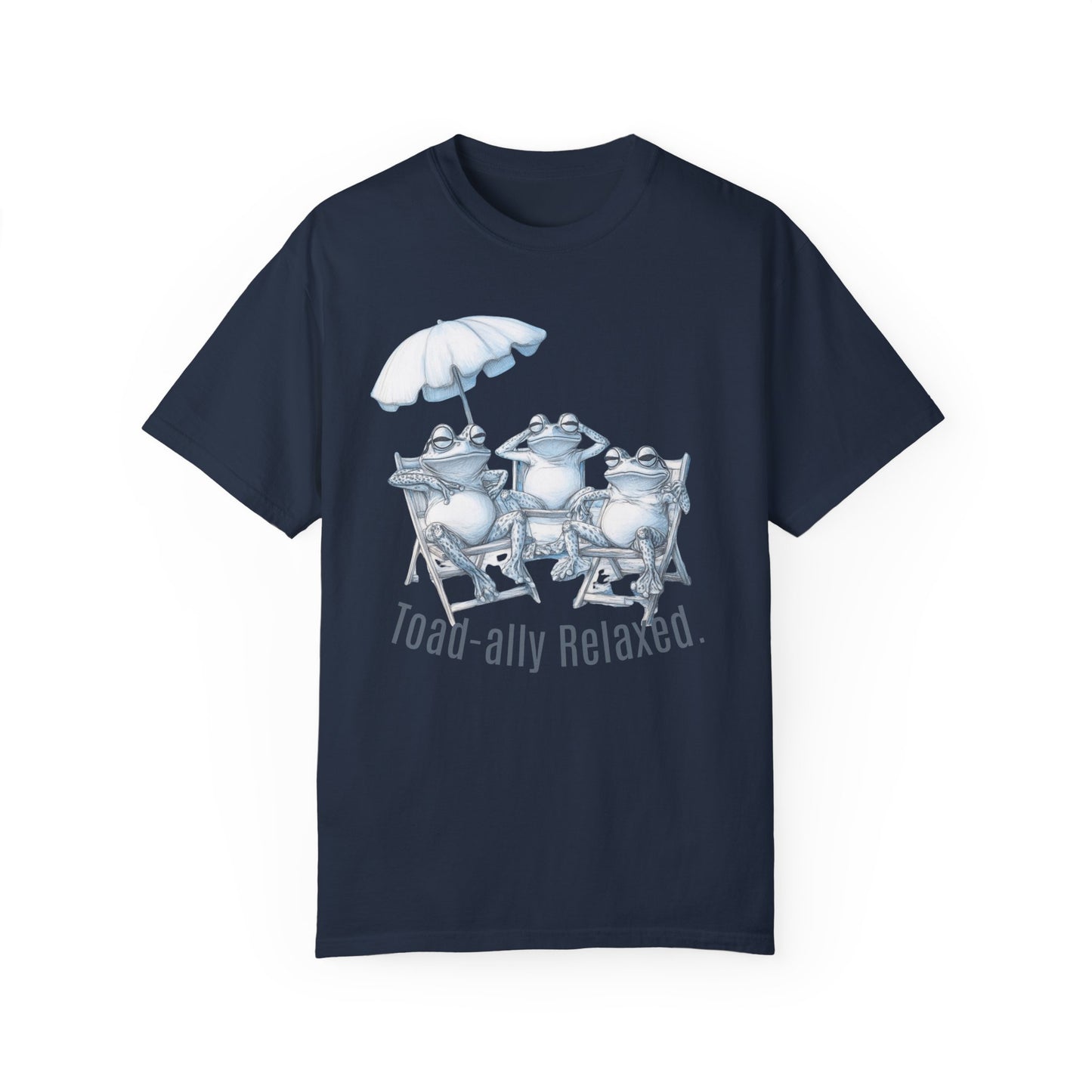 Toad-ally Relaxed Frog Beach Shirt Graphic Tee For Frog Lovers