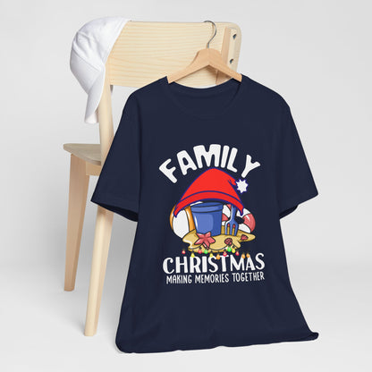 Family Christmas Tee Making Memories Unisex Jersey Short Sleeve Shirt