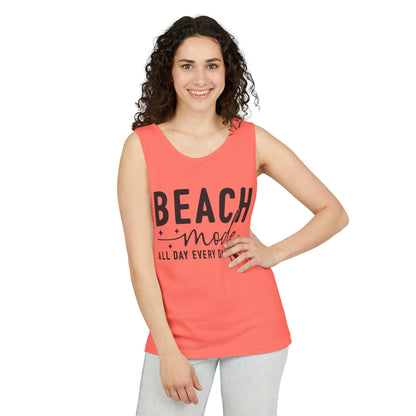 Beach Shirts Beach Mode Activated Tank Top For Men Women Regular And Plus Sizes 8 Colors 100% Cotton