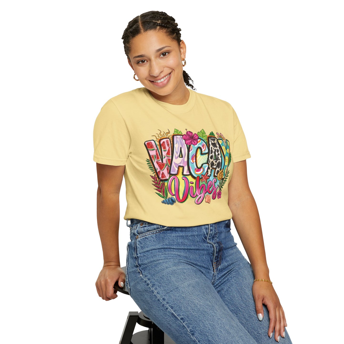 Vacay Vibes T-Shirt Comfort Colors Unisex Garment-Dyed Tee