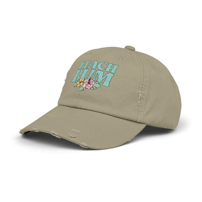 Beach Bum Hat Distressed Cotton Cap Unisex