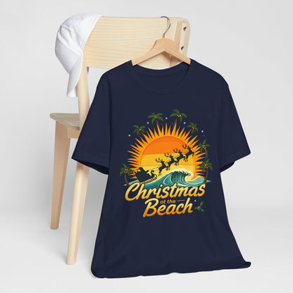 Christmas At The Beach Tee Shirt