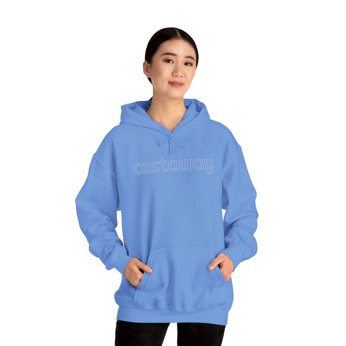 Beach Hoodie Castaway Blue On Blue Sweatshirt