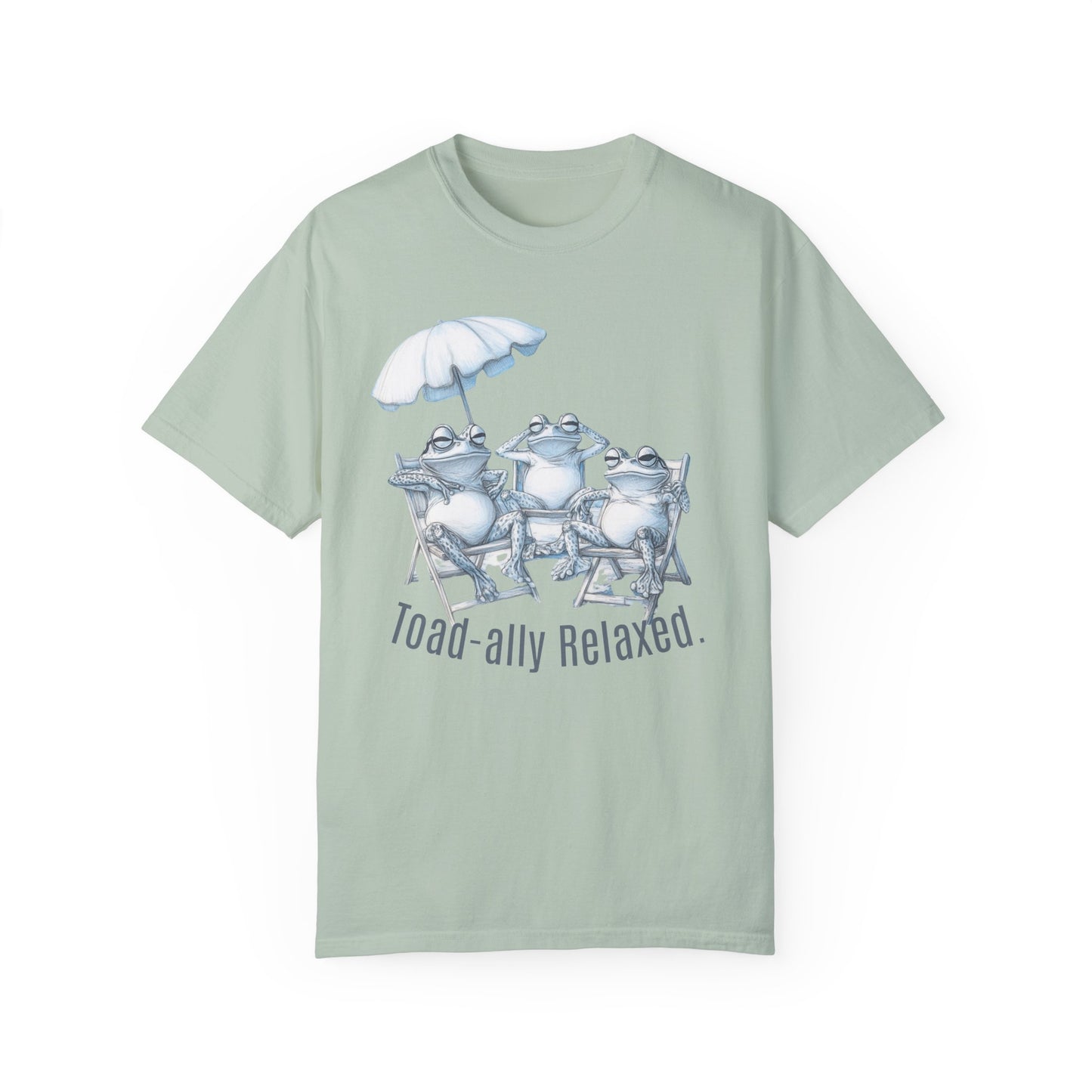 Toad-ally Relaxed Frog Beach Shirt Graphic Tee For Frog Lovers