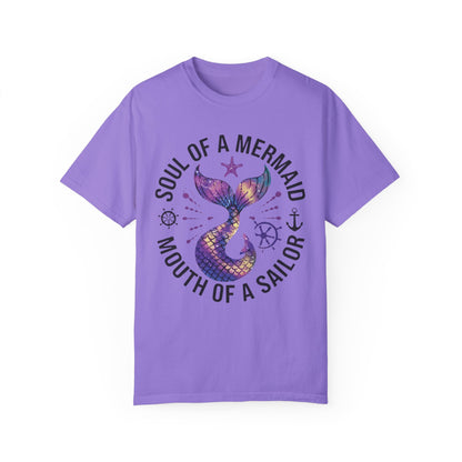 Mermaid Lovers TShirt Soul Of A Mermaid Mouth Of A Sailor Tee