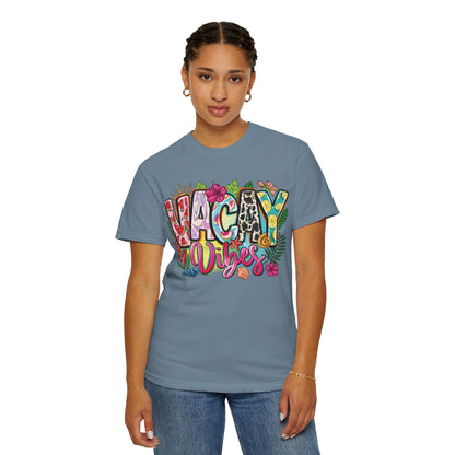 Vacay Vibes T-Shirt Comfort Colors Unisex Garment-Dyed Tee