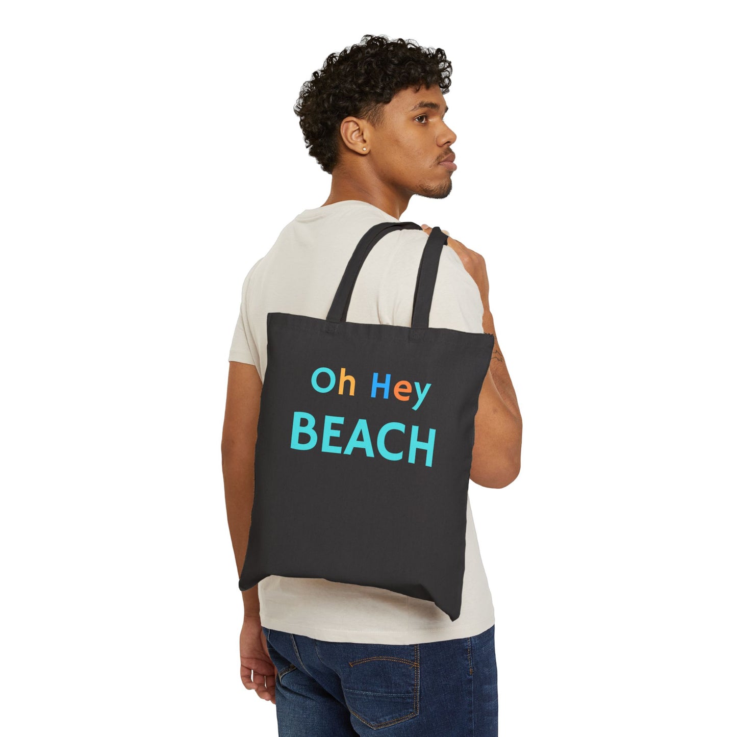 Oh Hey Beach Bag Stylish Tote Perfect for Beach Days Everyday  Eco-Friendly Design