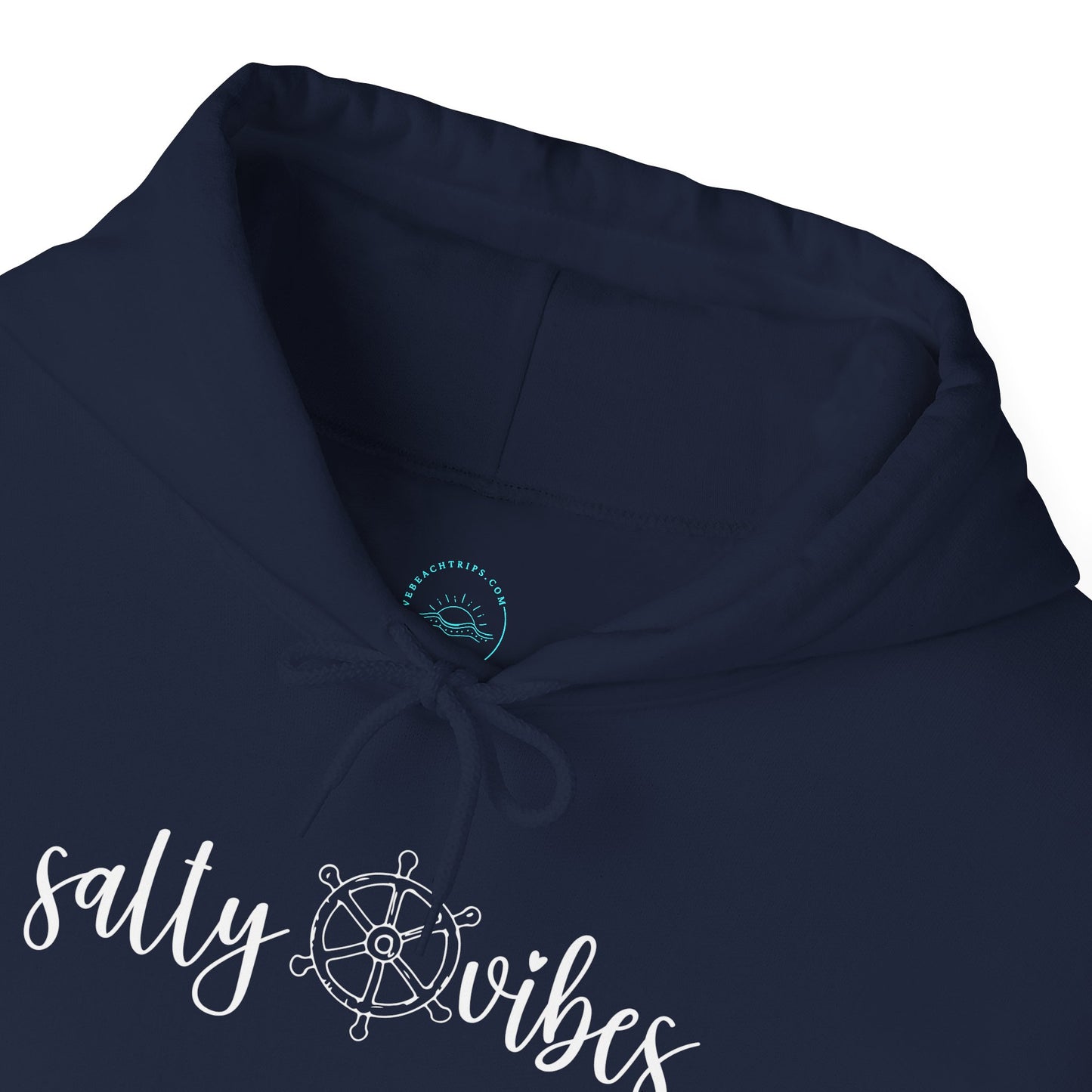 Salty Vibes Anchor Hoodie For Beach Lovers Beach Bum Sweatshirt