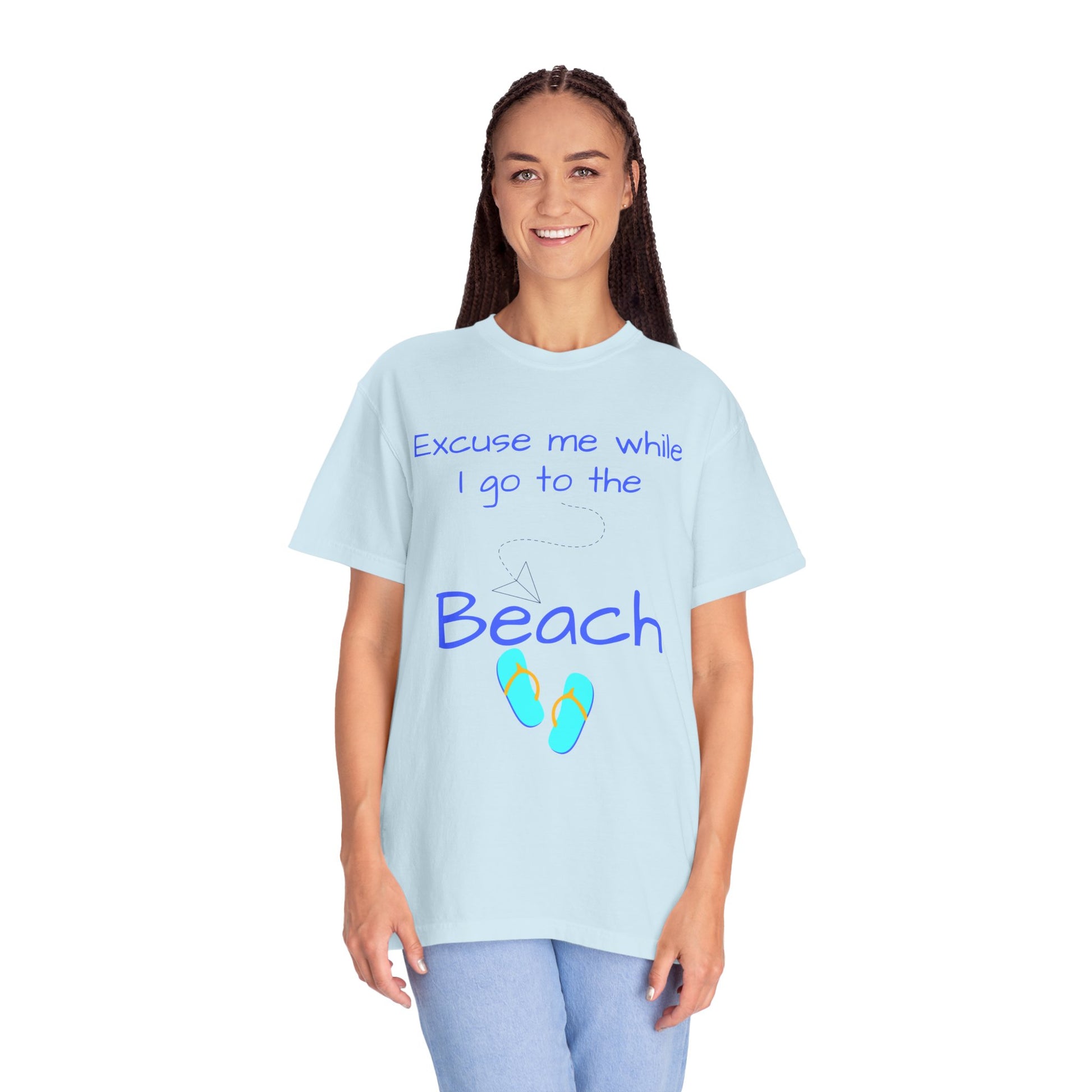 light blue vacation t-shirt
