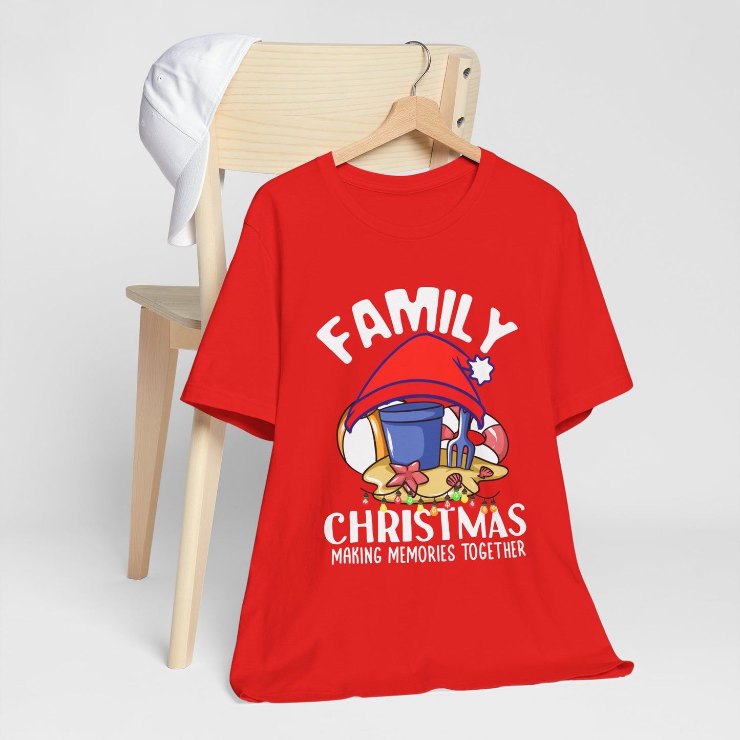 Family Christmas Tee Making Memories Unisex Jersey Short Sleeve Shirt