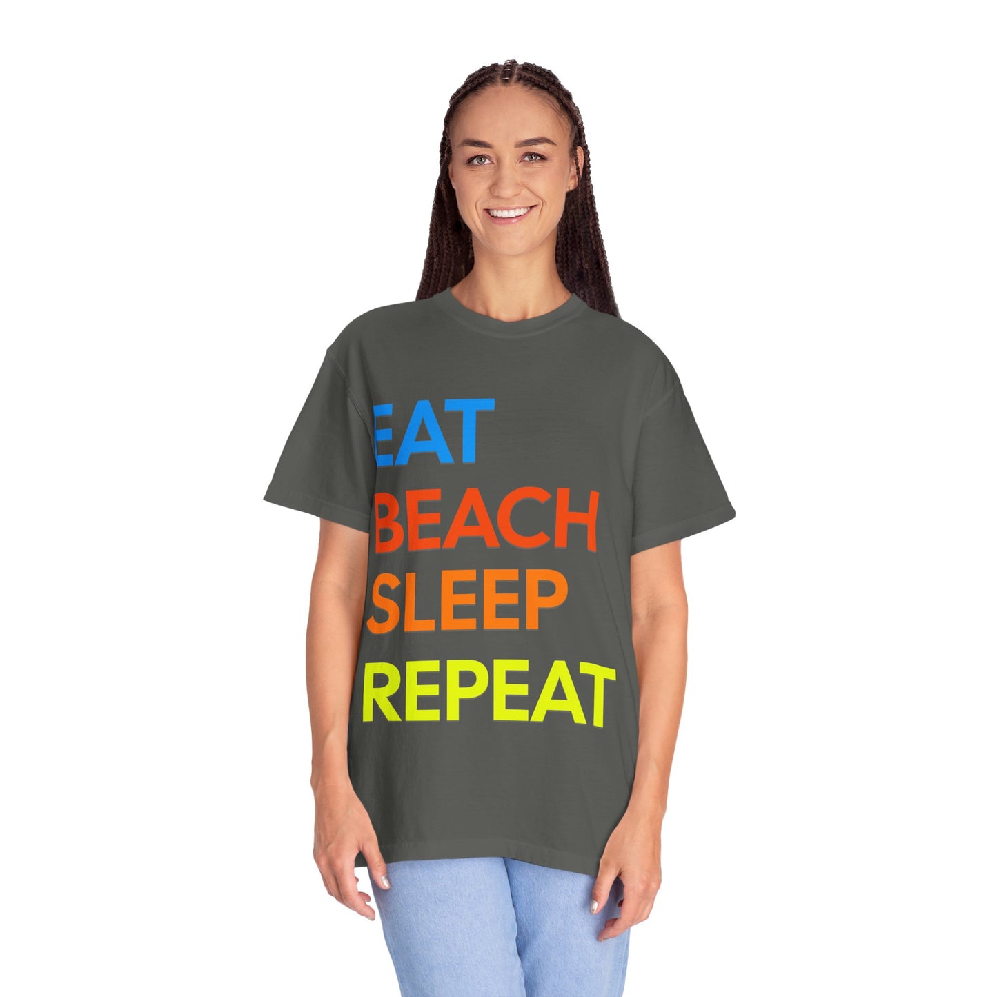 Eat Beach Sleep Repeat Beach Lover Retro T-Shirt