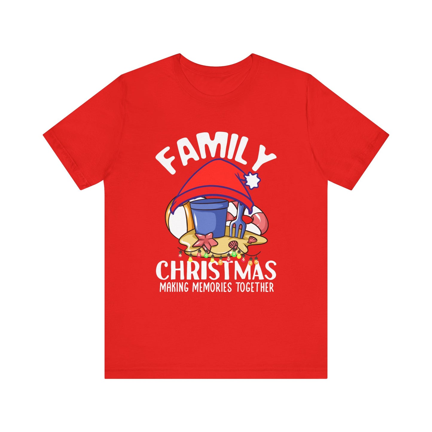 Family Christmas Tee Making Memories Unisex Jersey Short Sleeve Shirt