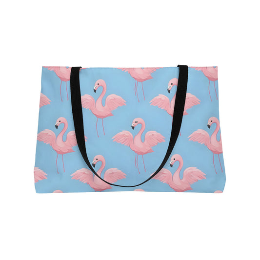 Flamingo Beach Tote Bag