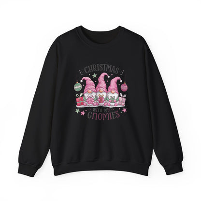 Christmas With My Gnomies Xmas Sweatshirt For Women