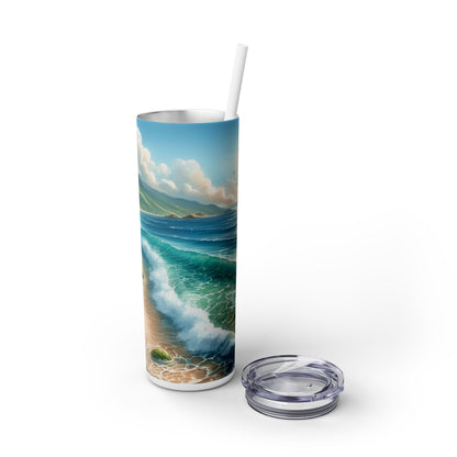 Personalized Beach Tumbler Sea, Sun, Sip, Repeat.