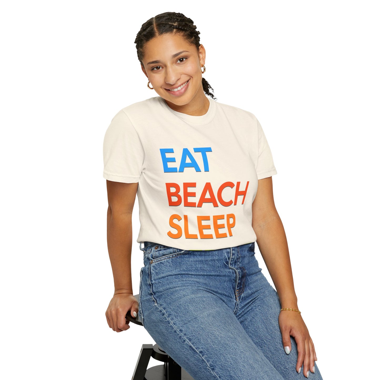 Eat Beach Sleep Repeat Beach Lover Retro T-Shirt