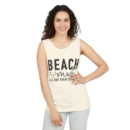 Beach Shirts Beach Mode Activated Tank Top For Men Women Regular And Plus Sizes 8 Colors 100% Cotton