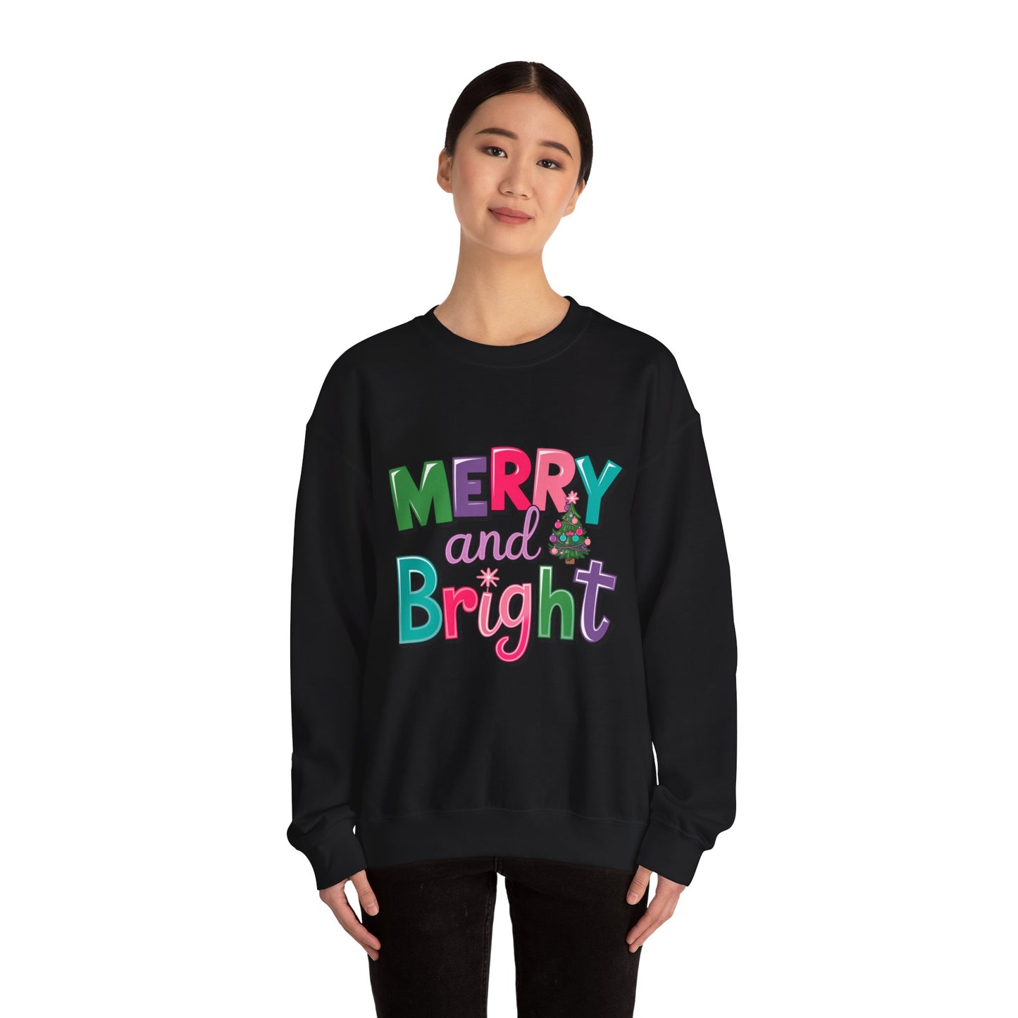 Merry And Bright Christmas Sweatshirt