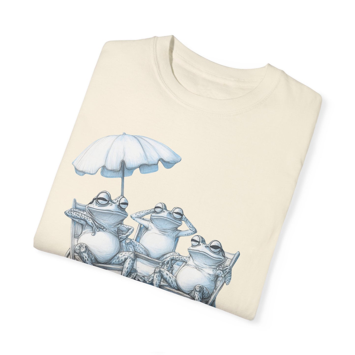 Toad-ally Relaxed Frog Beach Shirt Graphic Tee For Frog Lovers