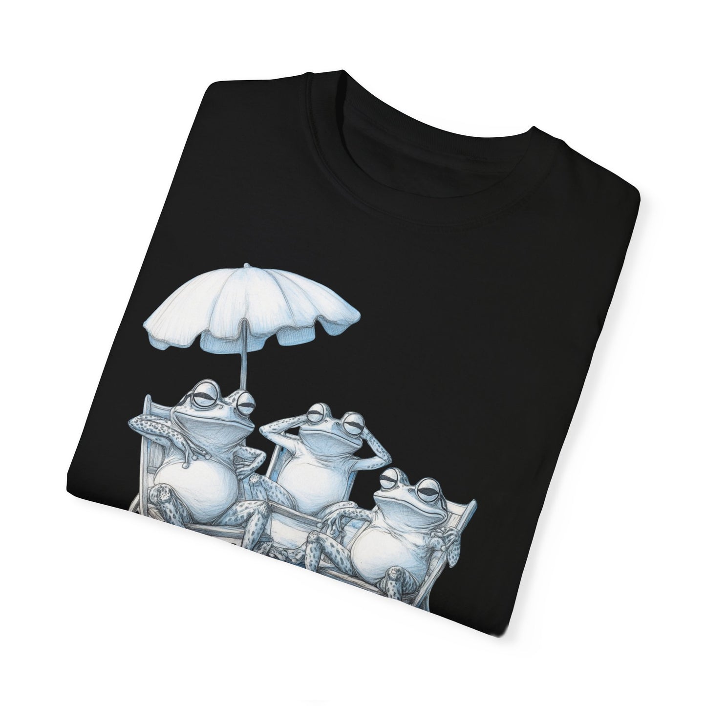 Toad-ally Relaxed Frog Beach Shirt Graphic Tee For Frog Lovers