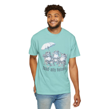 Toad-ally Relaxed Frog Beach Shirt Graphic Tee For Frog Lovers