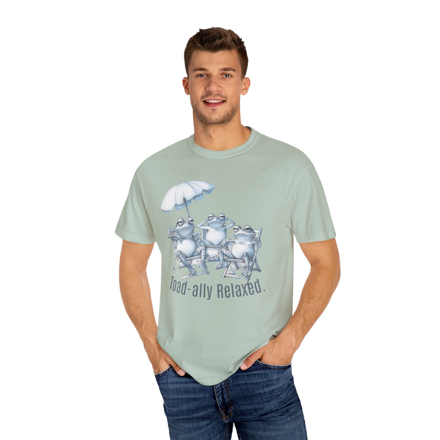 Toad-ally Relaxed Frog Beach Shirt Graphic Tee For Frog Lovers