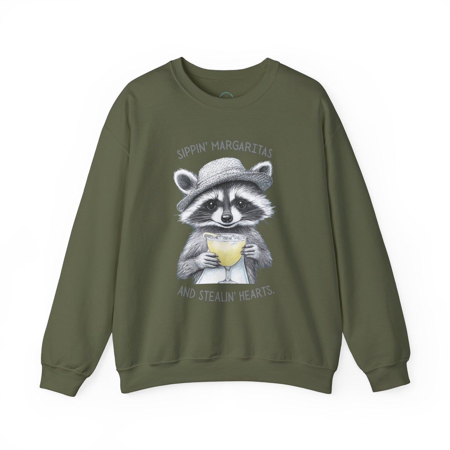 Raccoon Beach Bum Sweatshirt