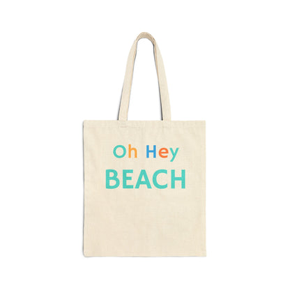 Oh Hey Beach Bag Stylish Tote Perfect for Beach Days Everyday  Eco-Friendly Design