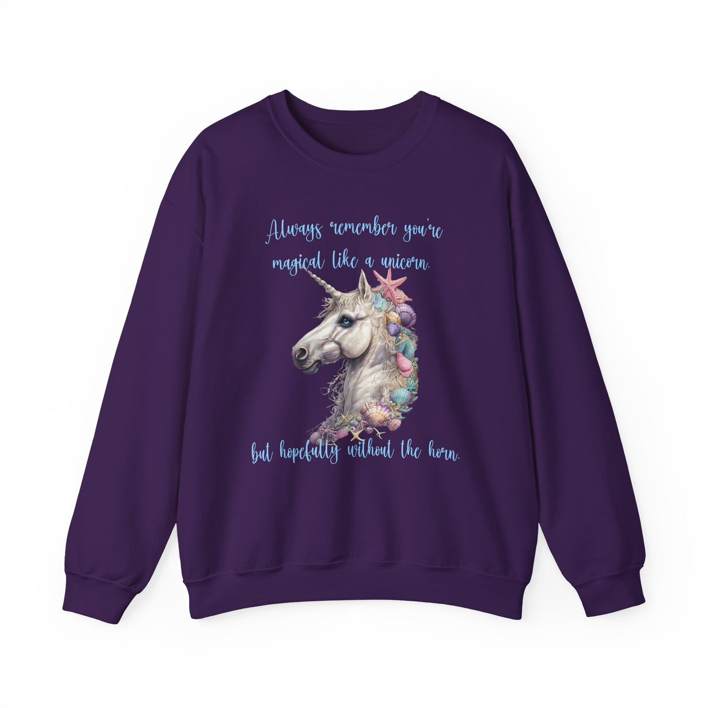 Beach Unicorn Sweatshirt Always Remember You're Magical