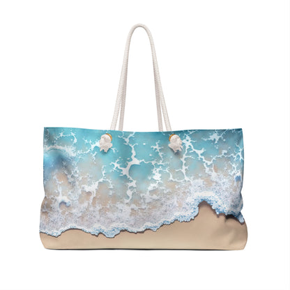 Weekender Bag Personalized Beach Bag Ocean Waves