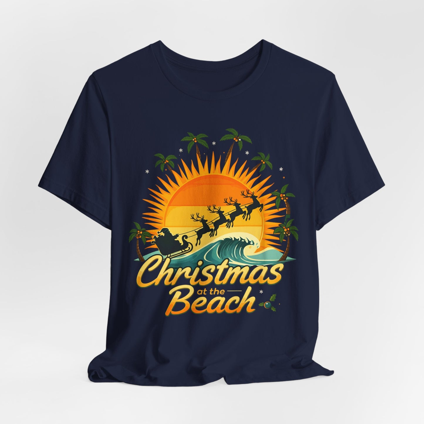 Christmas At The Beach Tee Shirt