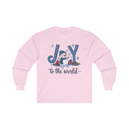 Joy To The World Christmas Shirt Long Sleeve