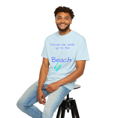 man wearing a beach vacation shirt