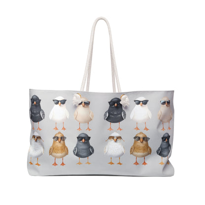 Beach Bag Cute Seagulls Wearing Sunglasses