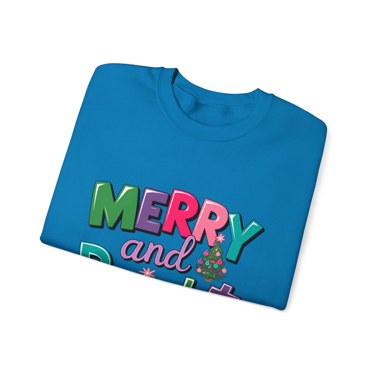 Merry And Bright Christmas Sweatshirt