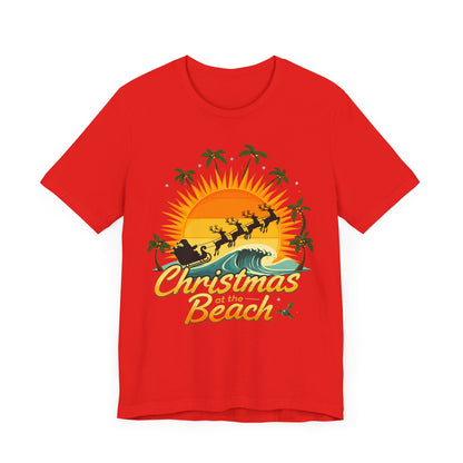 Christmas At The Beach Tee Shirt