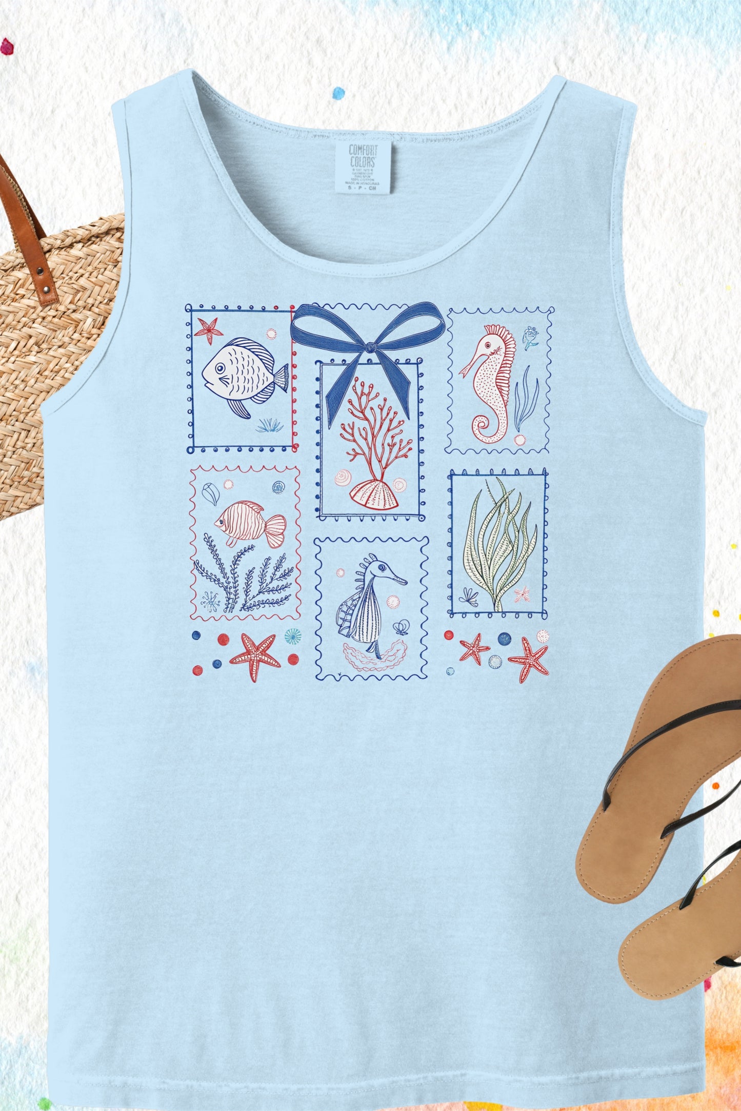 Beach Shirt Coquette Tank Top