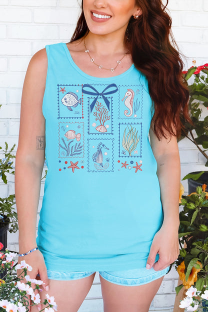 Beach Shirt Coquette Tank Top