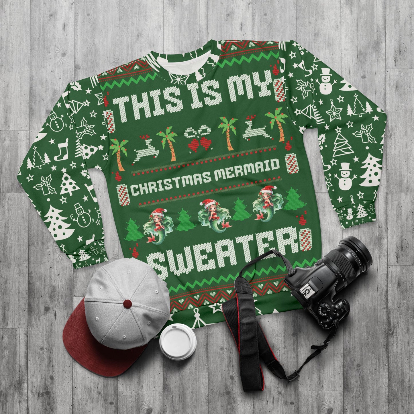 Mermaid Lover Ugly Christmas Sweatshirt