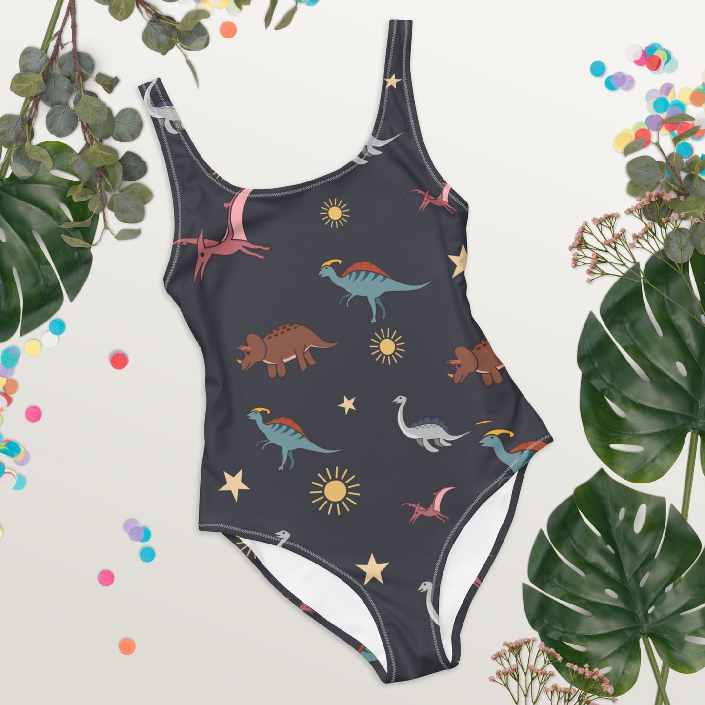 Adult Dinosaur Lover One-Piece Swimsuit Dinosaur Print Tank For Women