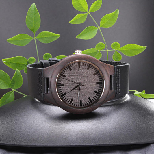 Gift For Fishing Husband You're The Only Fish In My Sea Engraved Watch From Wife, Valentine's Day, Birthday, Christmas Gifts For Him