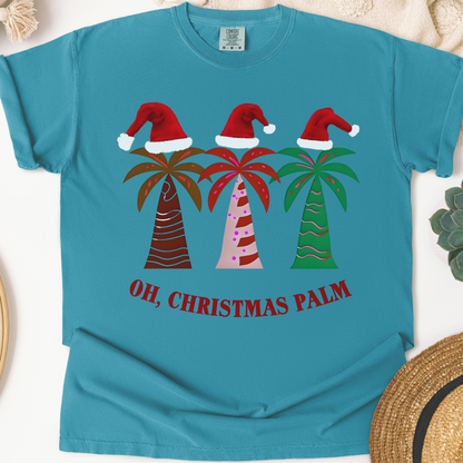 Funny Christmas Palm Tree T-shirt