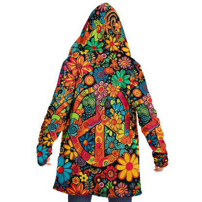 Boho Winter Cloak For Women Retro Hippie