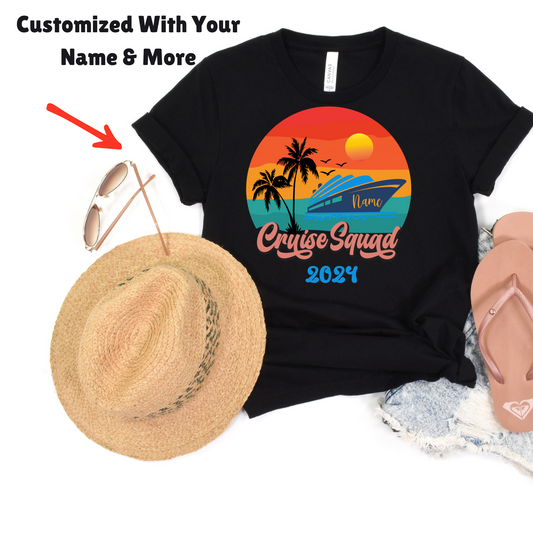 Custom Cruise Squad Vacation Shirts Personalized For You