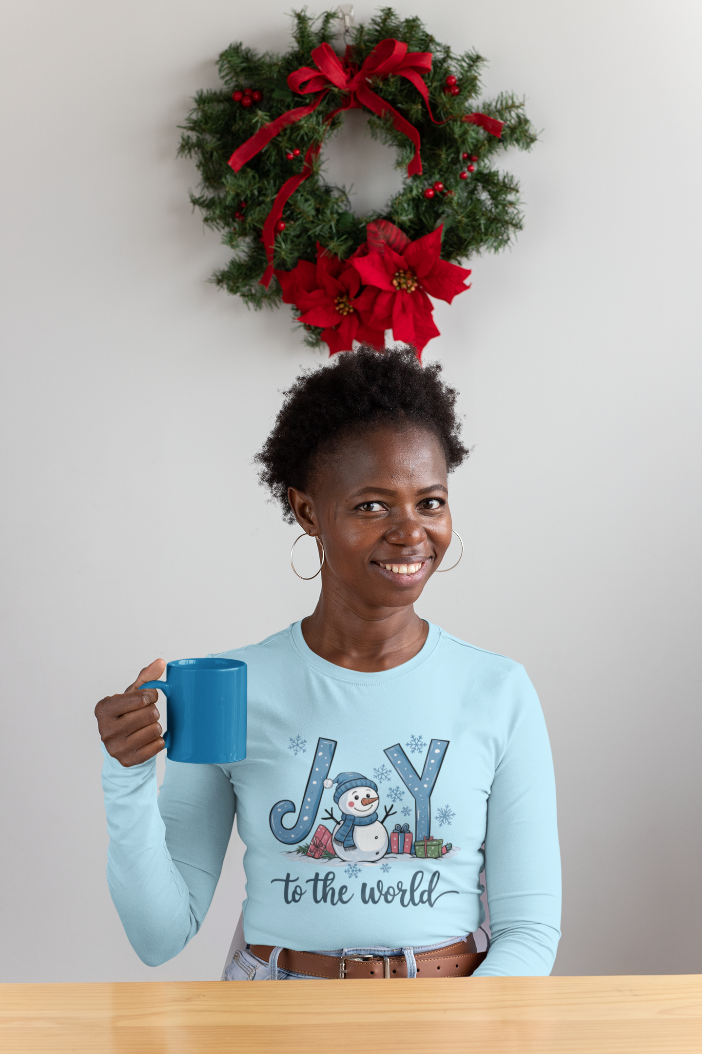 Joy To The World Christmas Shirt Long Sleeve