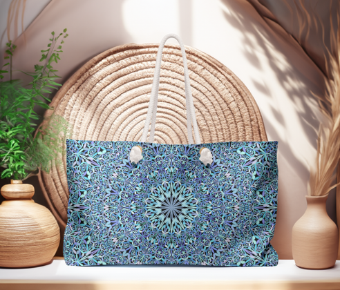 Boho Mandala Ethnic Bohemian Bag Weekender Boho Beach Bag Yoga Bag For Women