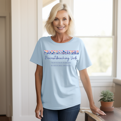 Procrastibeaching T-Shirt For Beach Lovers Unisex Him Her Gift For Beachcombers